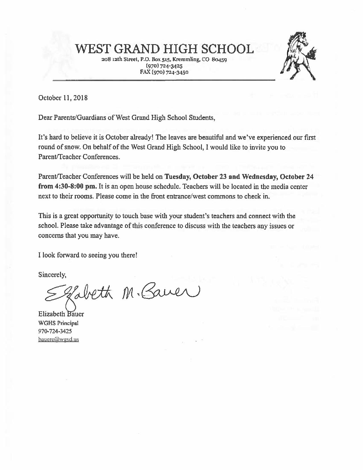 High School - West Grand School District 1-JT