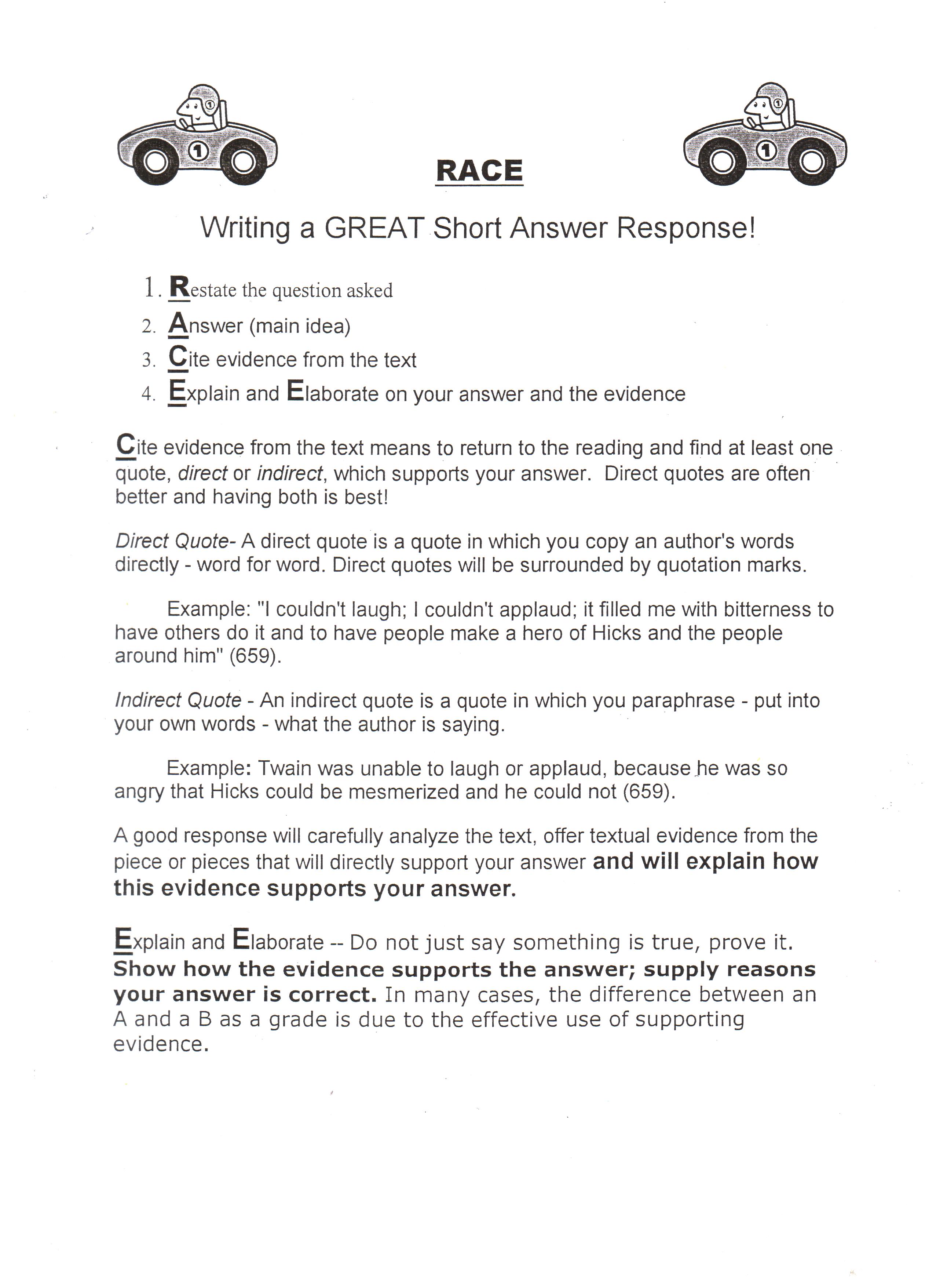 Race Method