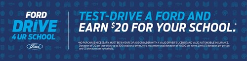 GILLIE HYDE FORD TO HOLD DRIVE 4 UR SCHOOL EVENT